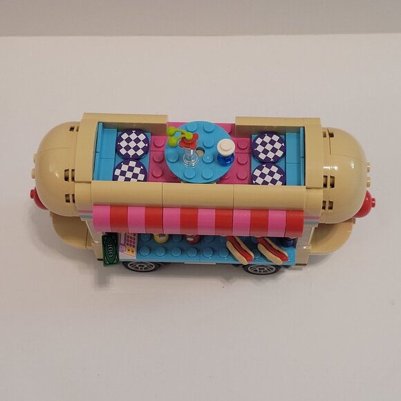 Lego Friends Hot Dog Van Set 41129 With Minifigures Instructions Complete - Picture 4 of 6